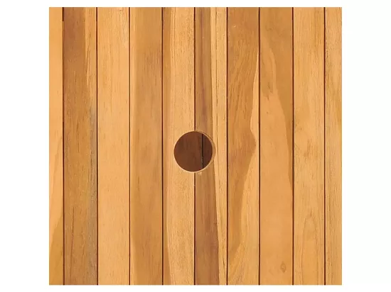 Armoire de salle de bain avec 2 étagères 74x45x75cm bois massif