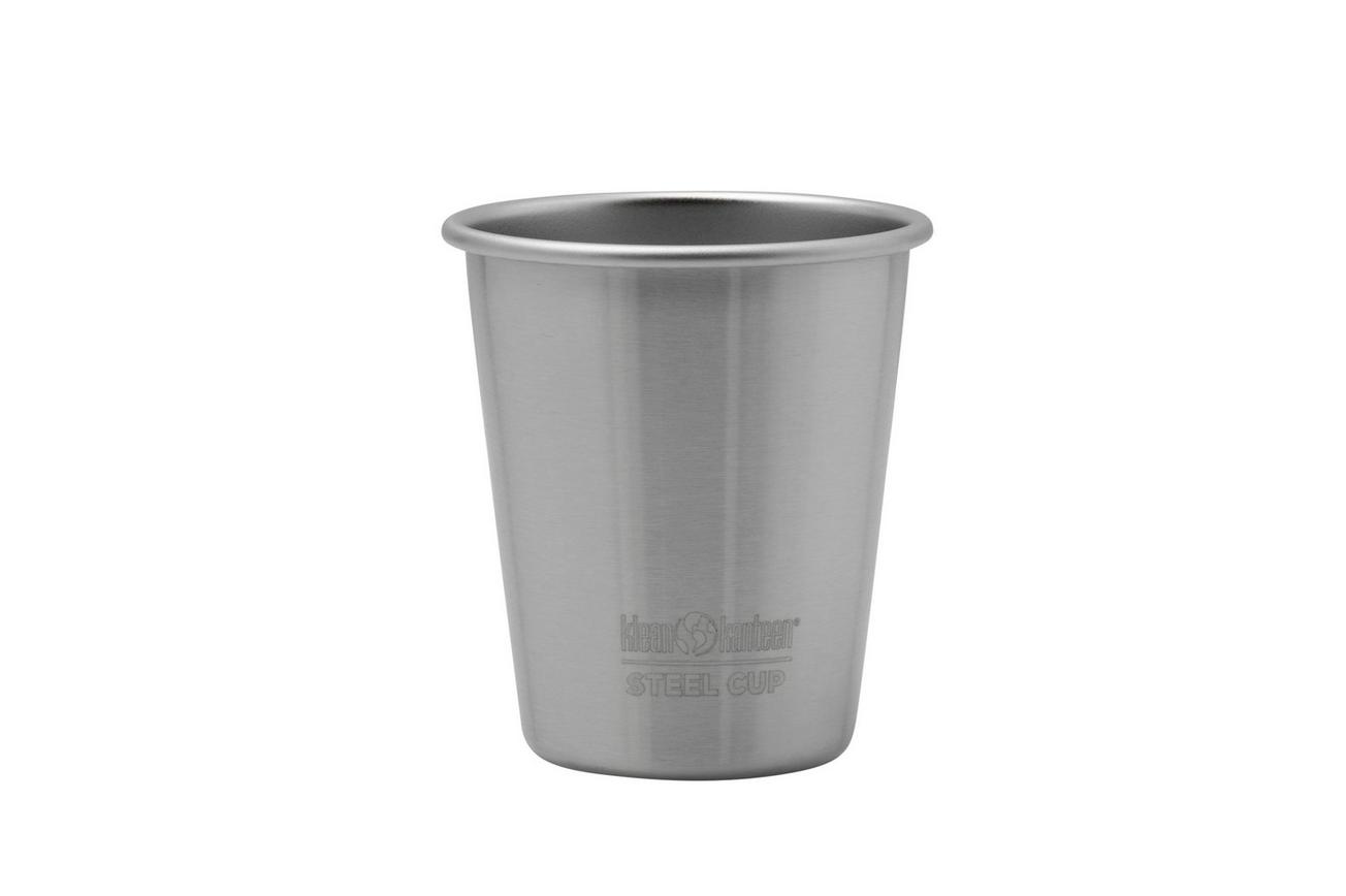 Klean Kanteen Cup 1000429 Brushed Stainless beker 295 ml, 4 stuks