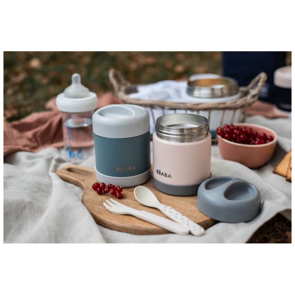 BeabaBeaba   Inox Warmhaltebehälter hellgrau 300ml