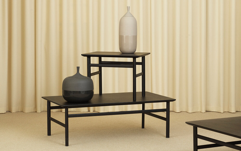 Normann Copenhagen  Grow sofabord, sort eg - 70x120 cm