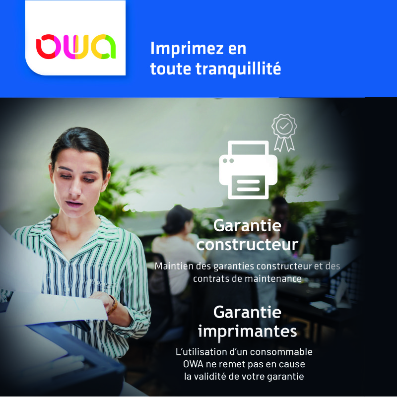 Cartouche d'encre remanufacturée OWA - haute capacité - 3 Couleurs - pour HP 62XL 3C