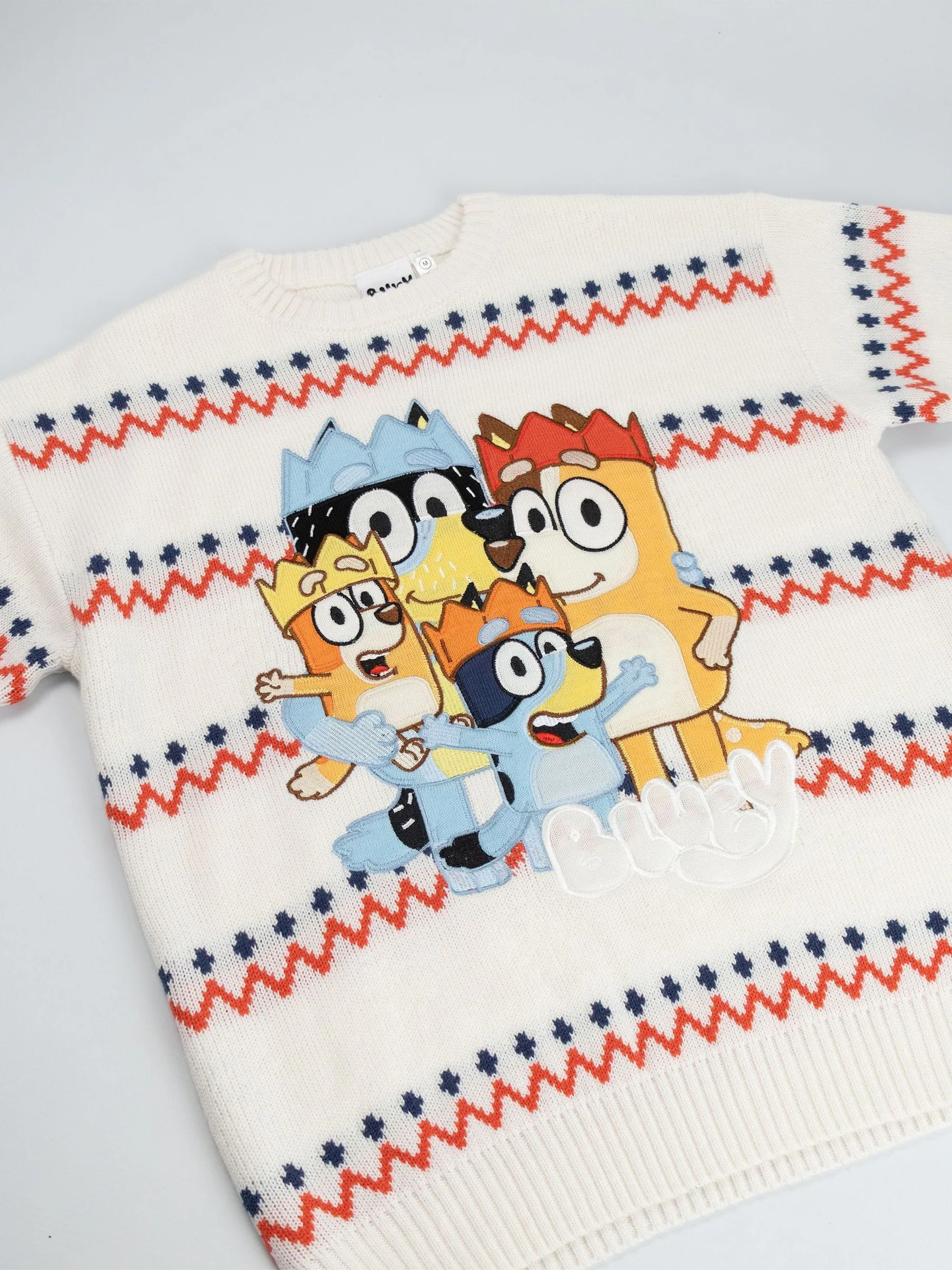 Vanilla Underground Bluey Character Christmas Jumper
