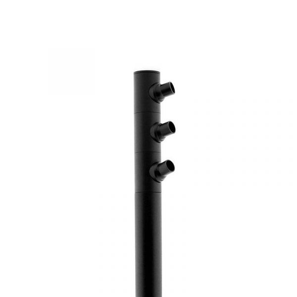 ledbox Iluminação de Vitrine Barra Linear Vitra Lux Cree 3x1w Preto Branco Frio