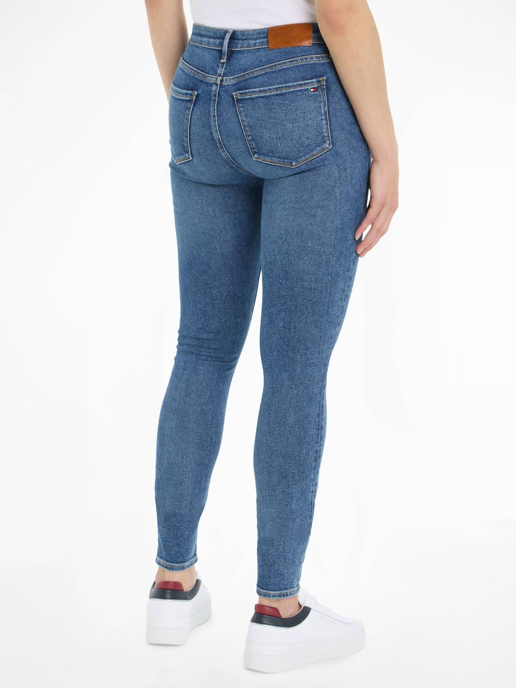 Tommy Hilfiger| Damen Jeans TH FLEX COMO SKINNY RW JANE Skinny Fit