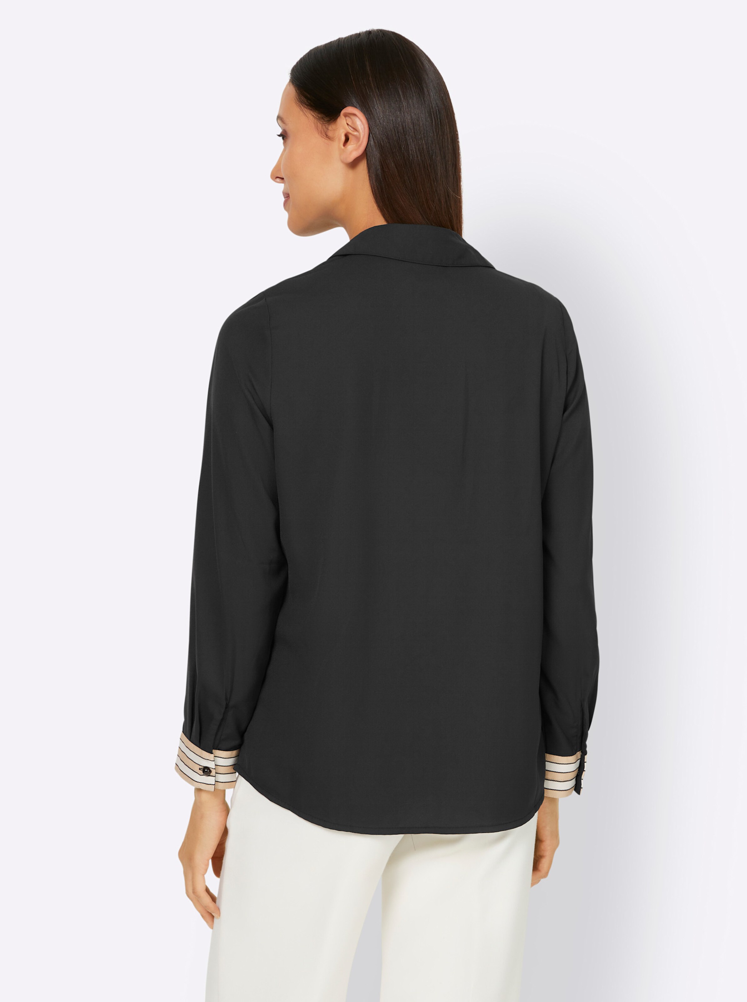 heine Bluse in schwarz