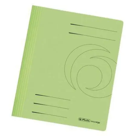 Herlitz Schnellhefter gefaltet, grün intensiv, A4