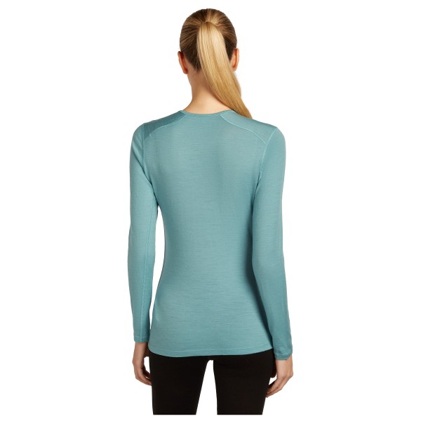 Icebreaker - Women's Merino 200 Oasis L/S Crewe Rainer Ridge - Sous-vêtement mérinos