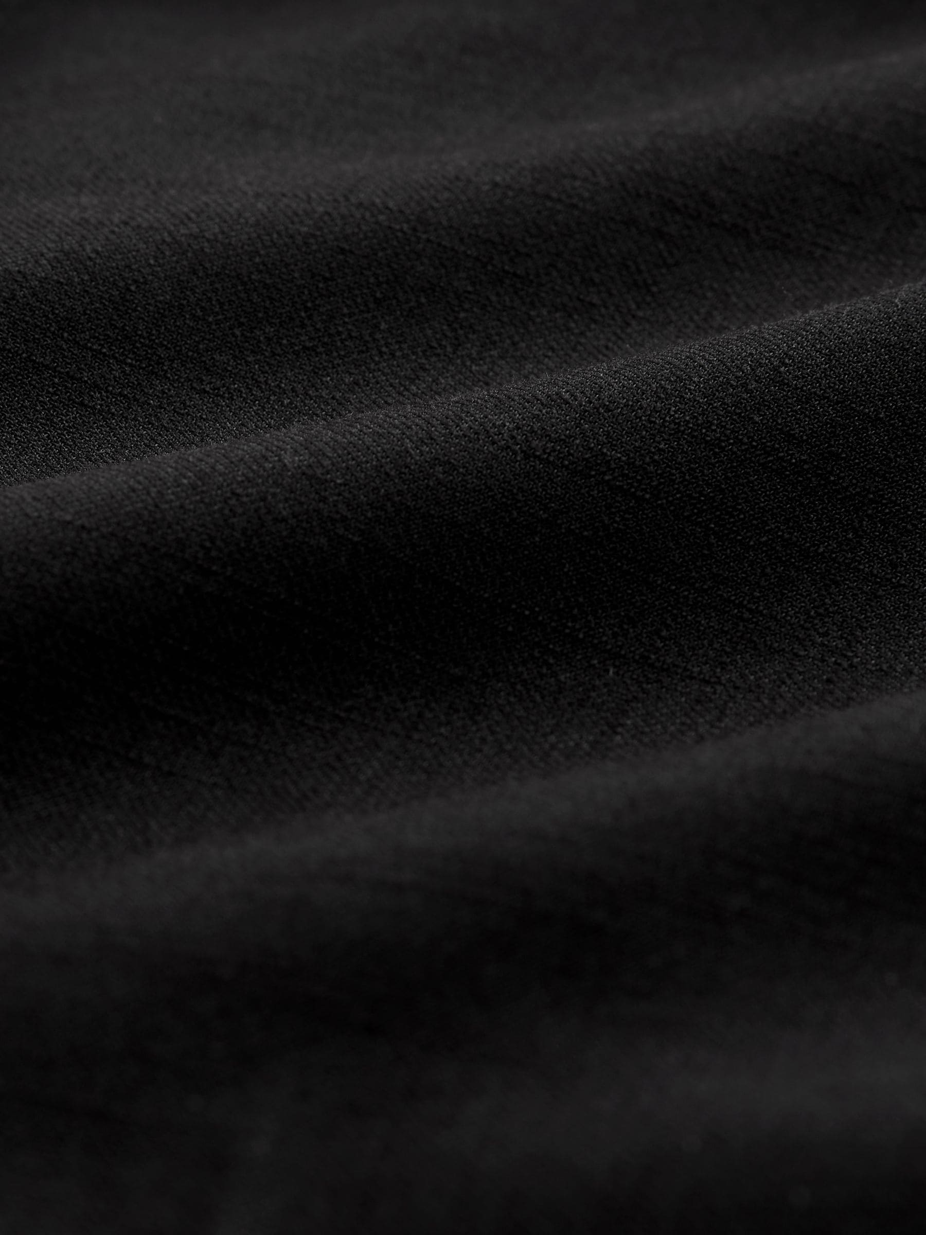 Zwart - Pleated Front Straight Leg Trousers