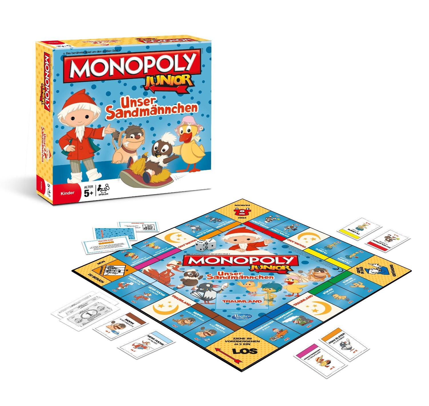Monopoly Junior - Unser Sandmännchen Brettspiel Gesellschaftsspiel