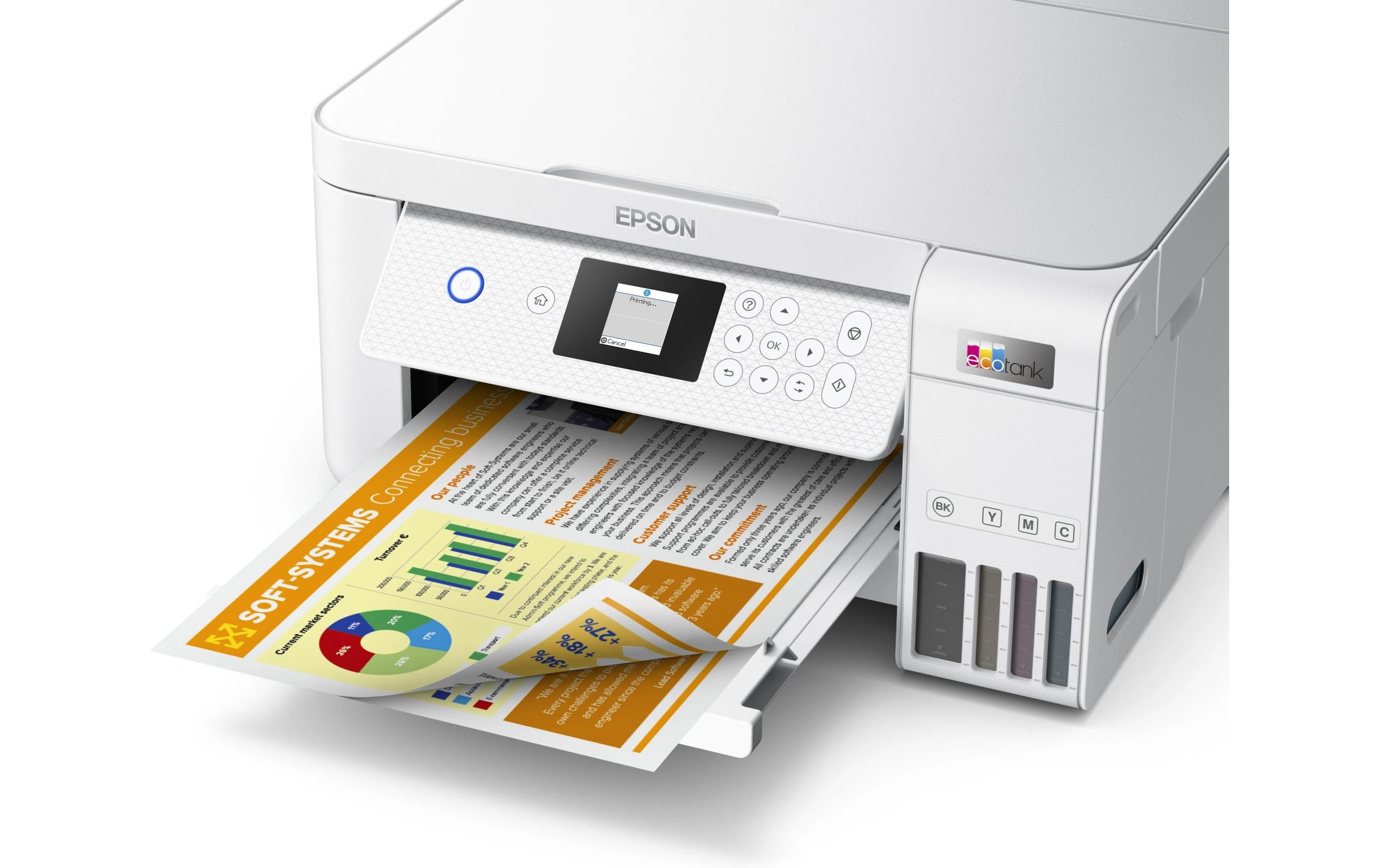 Multifunktionsdrucker EcoTank ET-2856<br>3-in-1-Multifunktions-Tintenstrahldrucker mit Ecotank-System