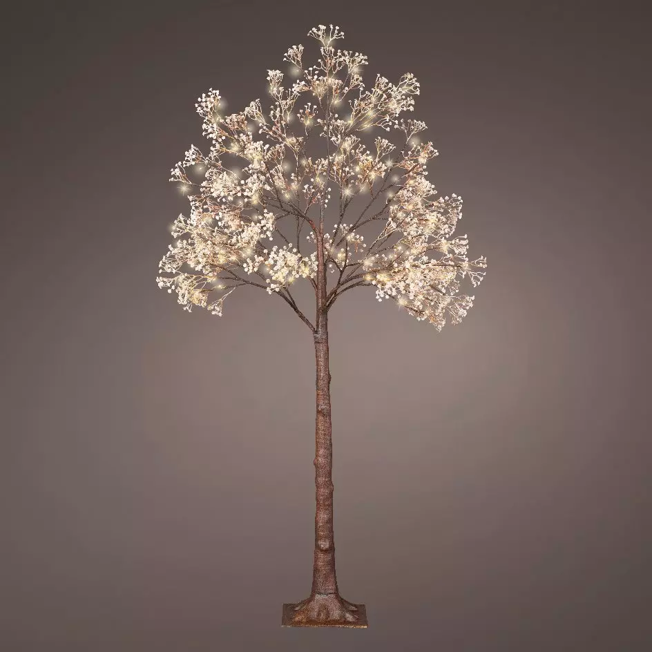 Arbre lumineux 126 LED (H150 cm) Cerisier en fleurs Blanc chaud