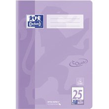 Cahier Touch pastel, A4, linéature 25, lilas