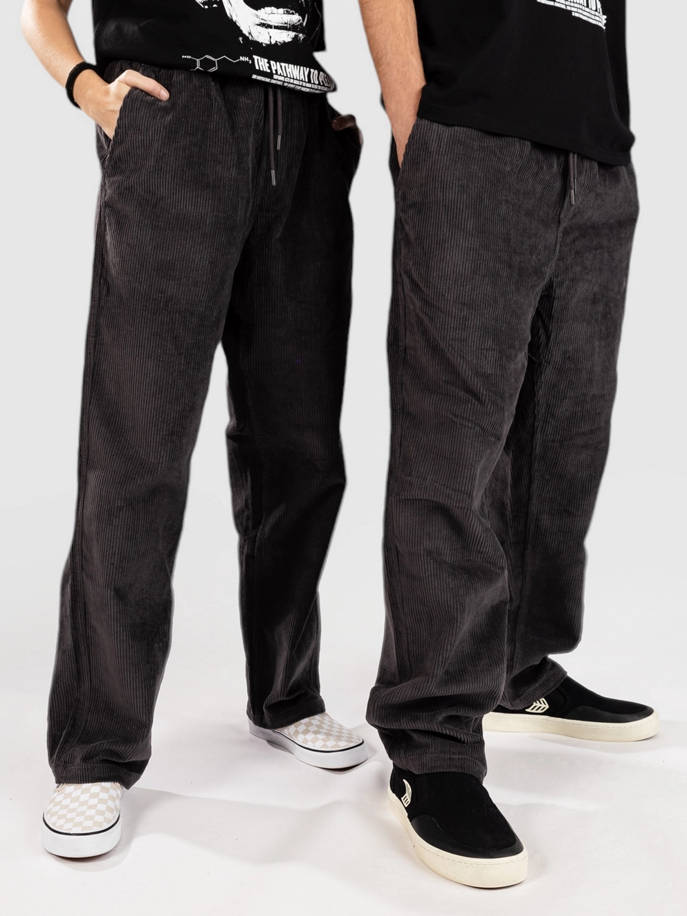 Blue Tomato Cord Relaxed Pants grey