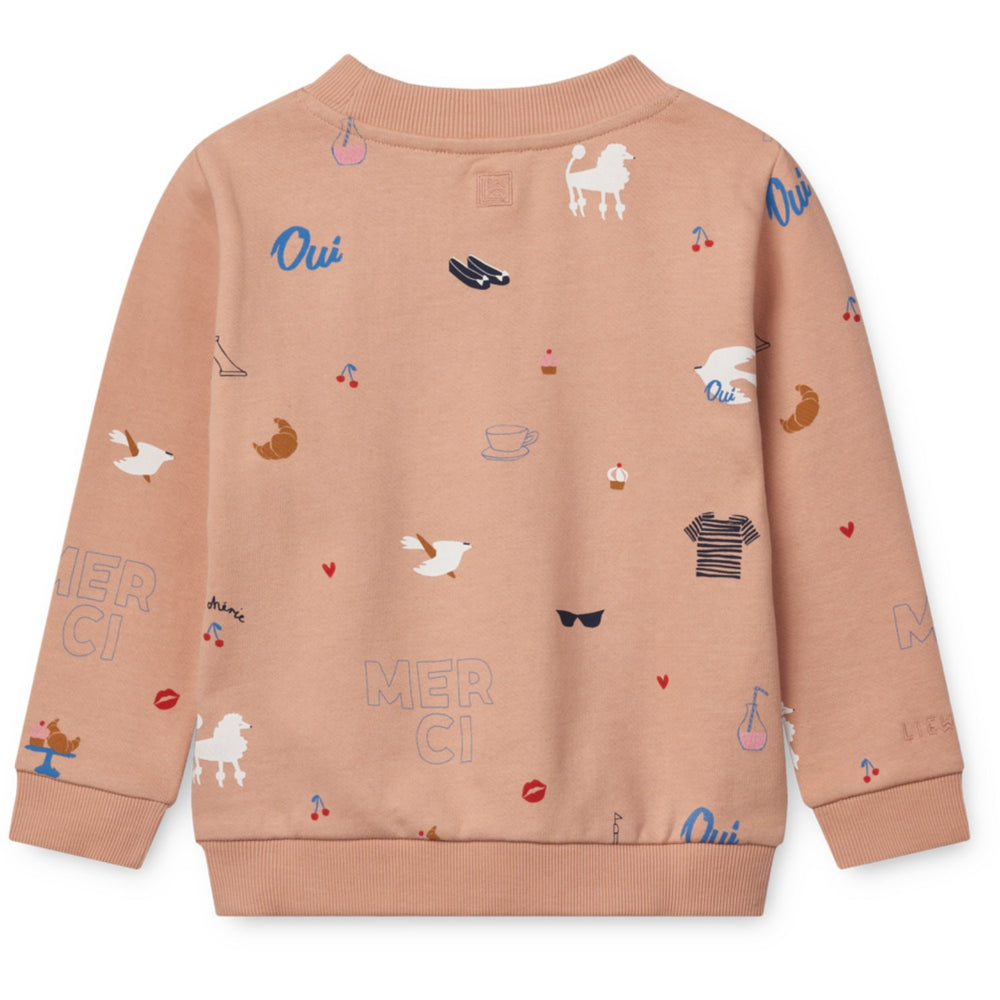 Køb LIEWOOD Paris / Pale Tuscany Thora Printed Sweatshirt
