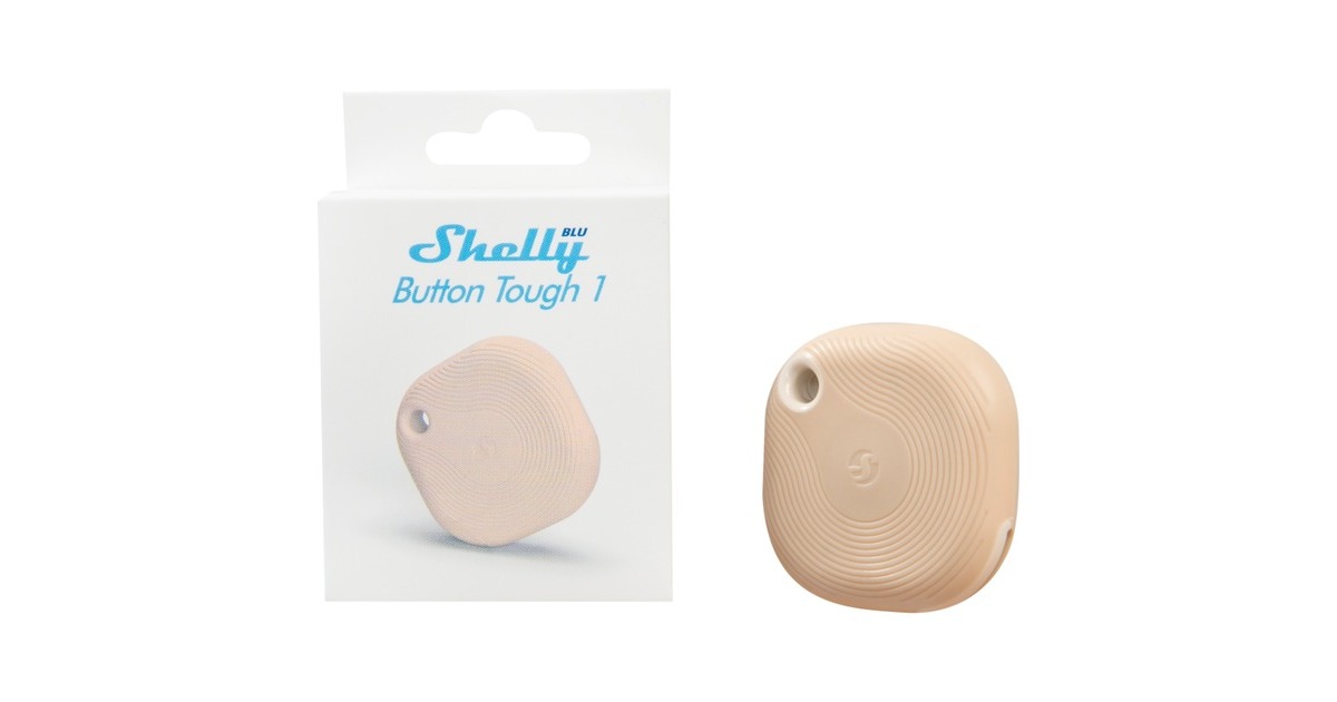 ShellyBLU Button Tough 1 knop  (Mokka, Bluetooth)