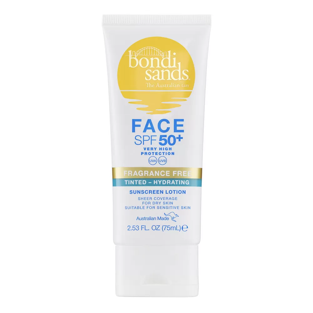 Bondi Sands SPF 50  Fragrance Free Tinted Face Lotion - 75 ml.