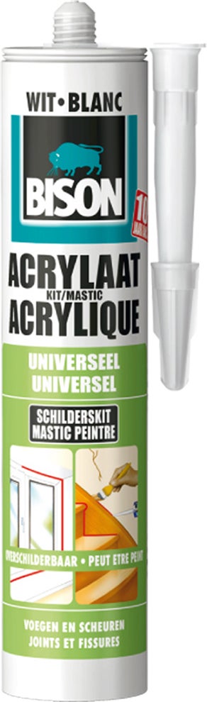 Bison acrylaatkit wit 310 ml