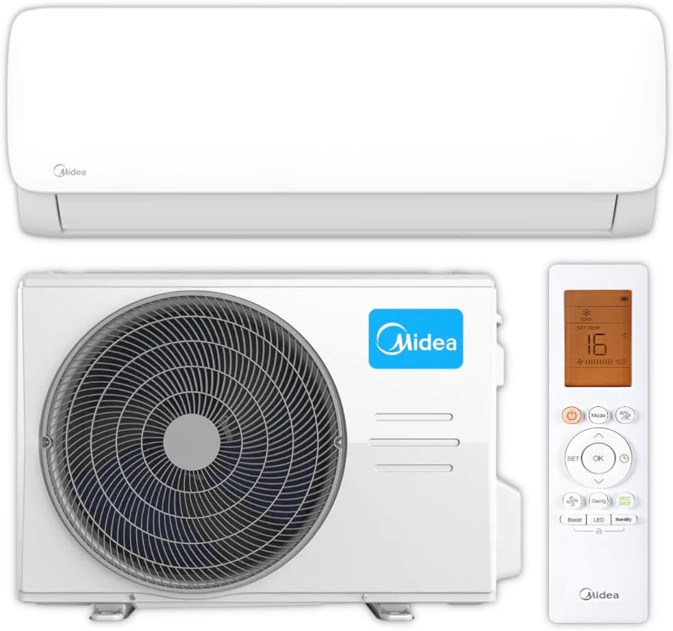 Midea by ThermoFLUX Split Klimaanlage Komplett-Set | Xtreme Save Lite 12 | 3,6 kW