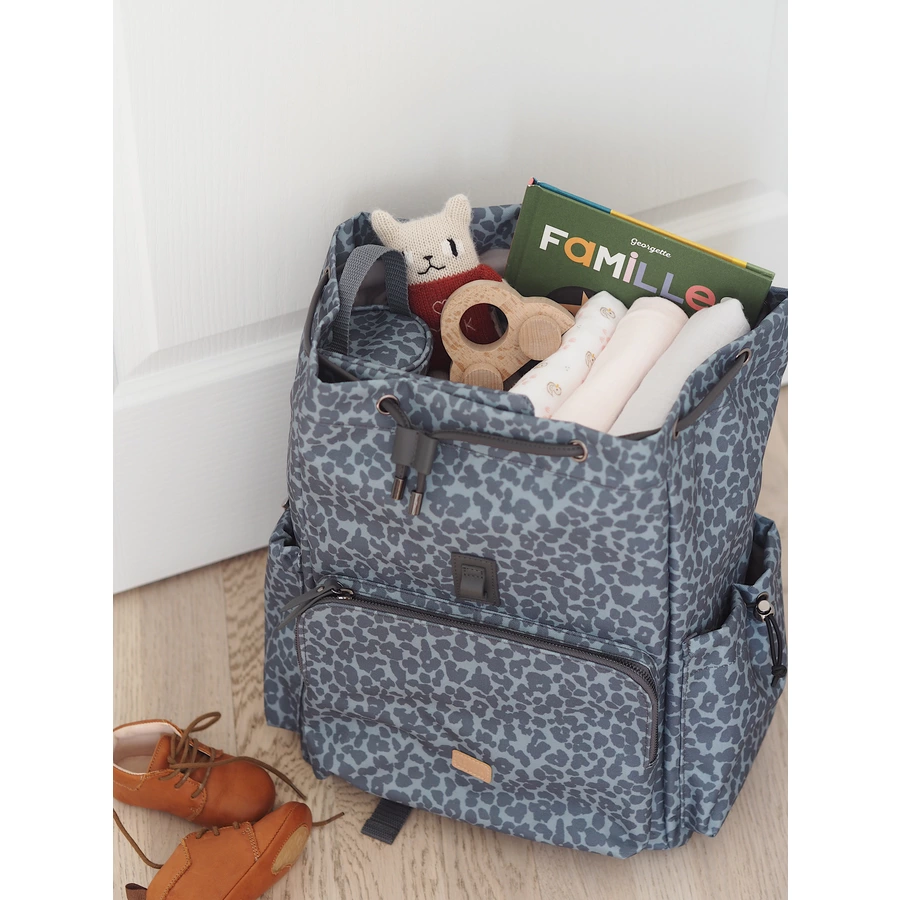 BEABA® Wickelrucksack Vancouver Dark Cherry Blossom