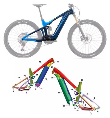Giant Trance X advanced E  - 2022 - L - Brillant