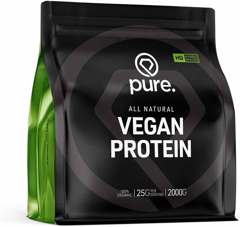 Pure - Vegan Protein Shake - Chocolade - 750gr - Plantaardig Eiwit