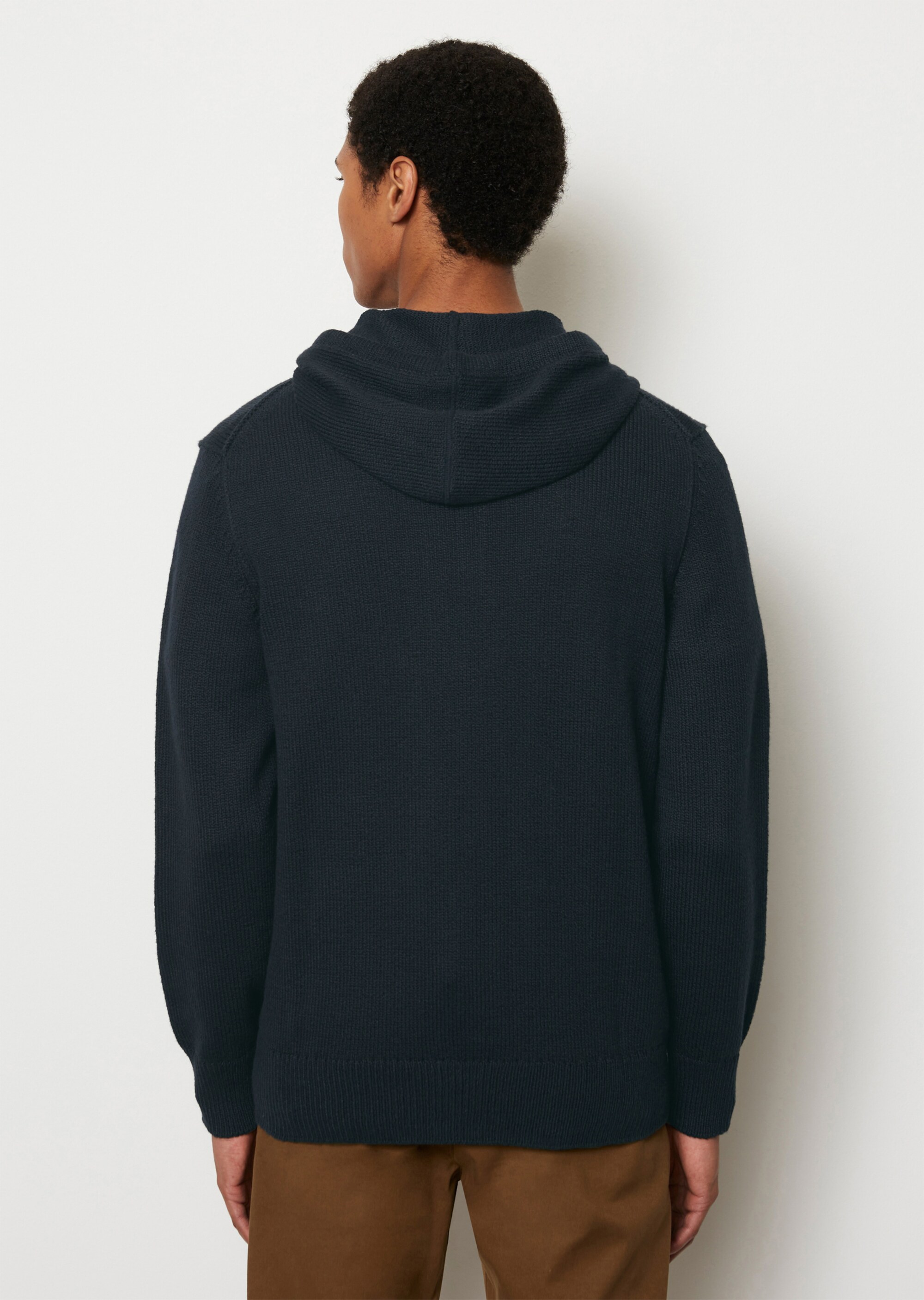 Strickjacke regular mit Kapuze