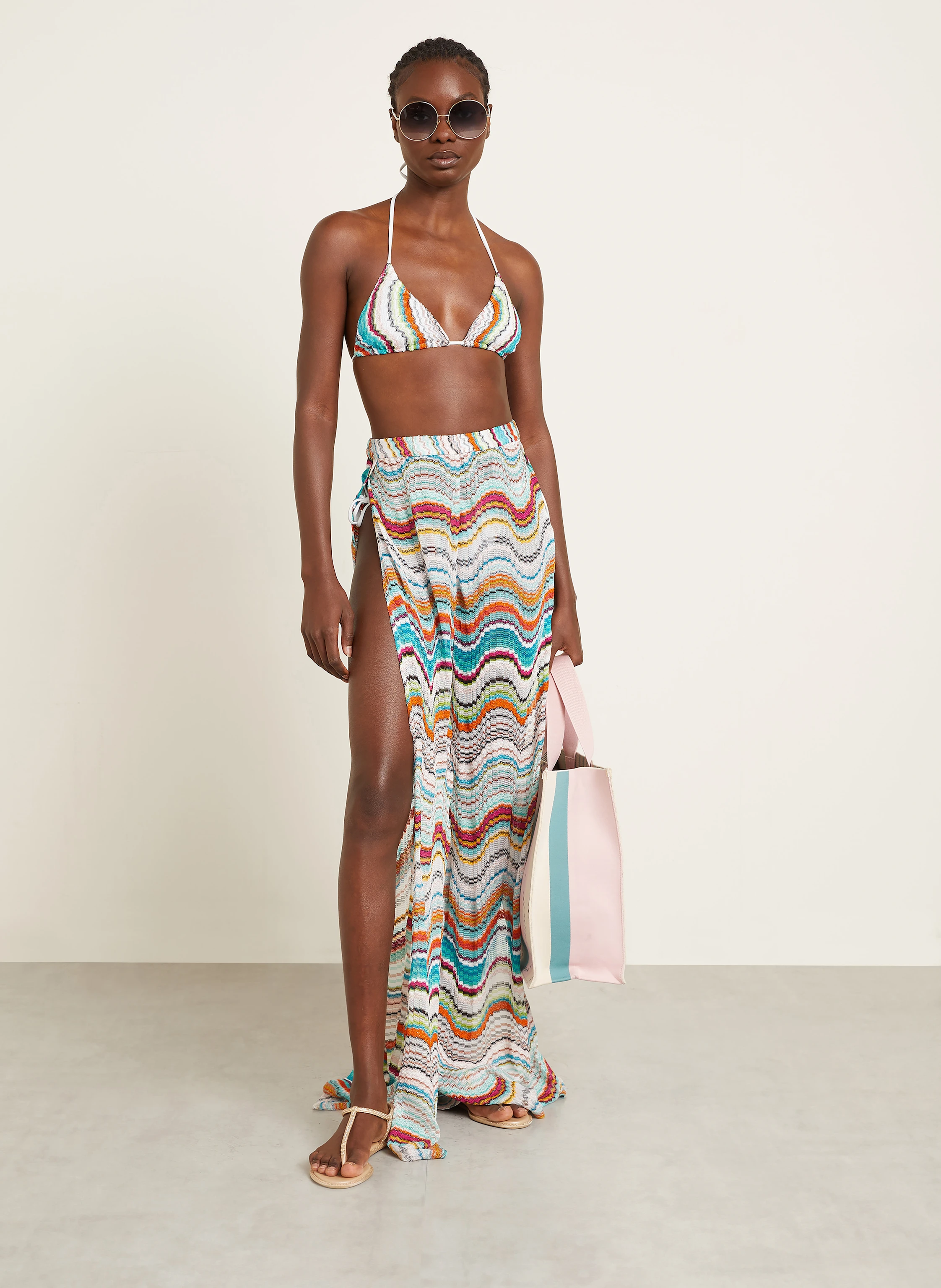 MISSONI Triangel-Bikini mit Glitzergarn