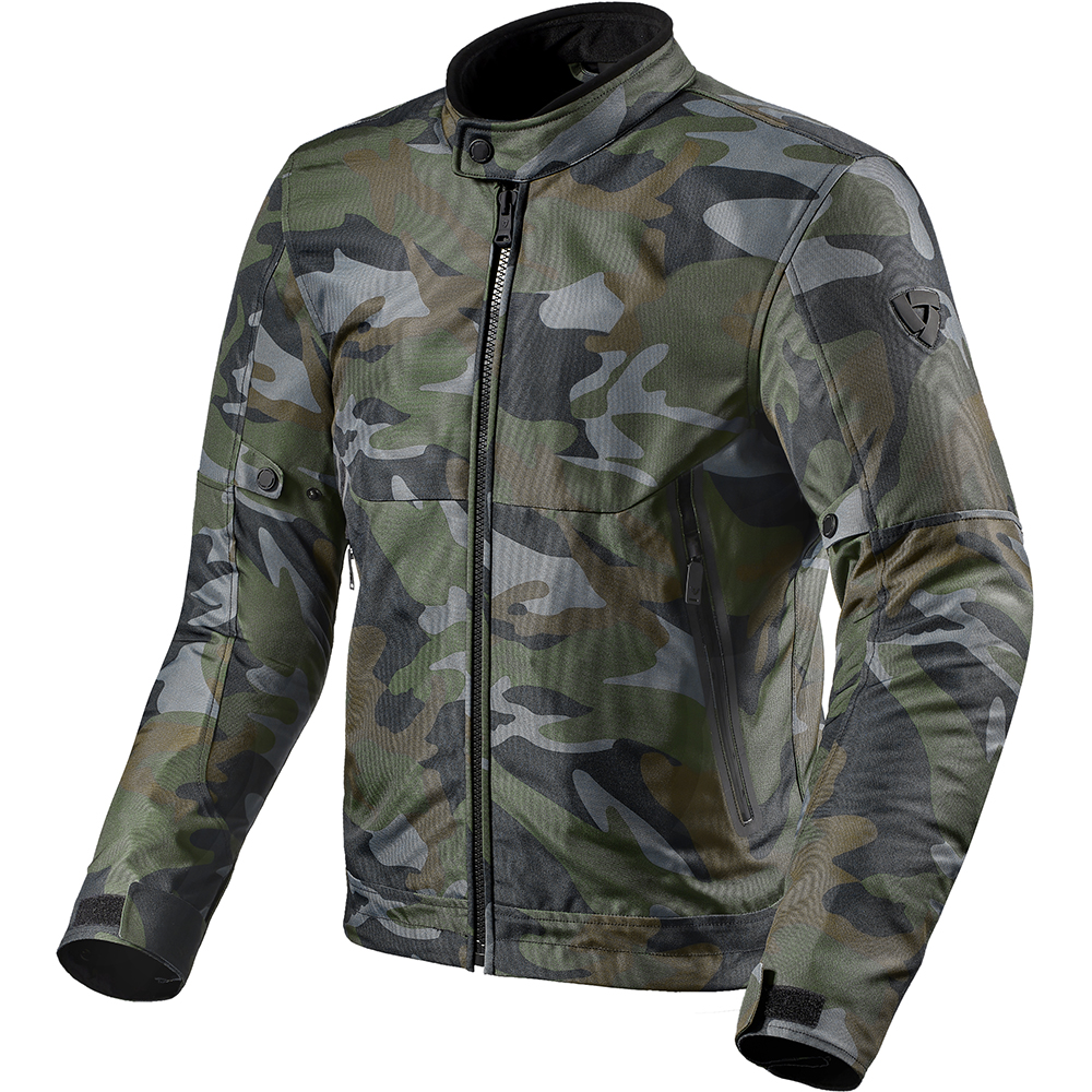 Rev'it - Blouson Shade H2O Vert / Camouflage Gris