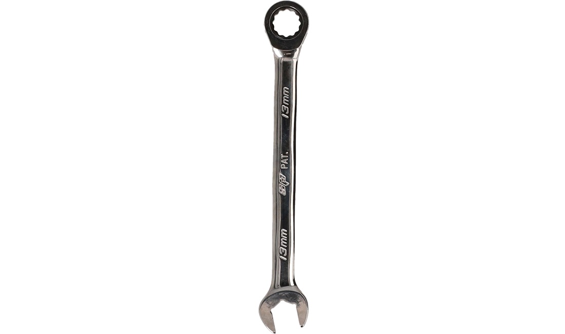 Ringgaffelnøgle 13mm m/skralde