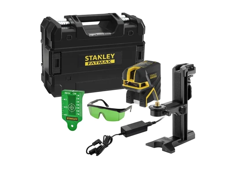 Stanley FMHT77598-1, 30 m, 3 mm/m, 50 m, 5 sek./side, Horisontal/vertikal, Grøn