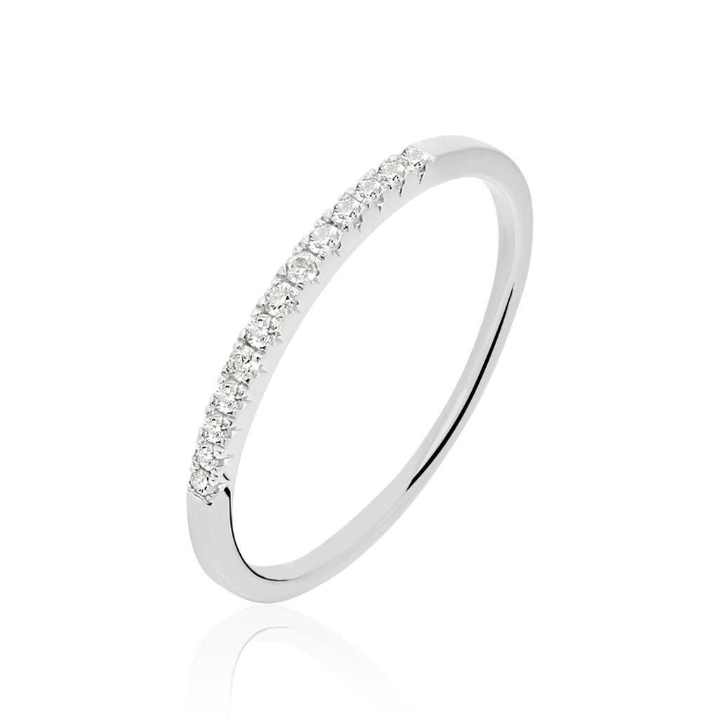 Alliance Pristina Or Blanc Diamant