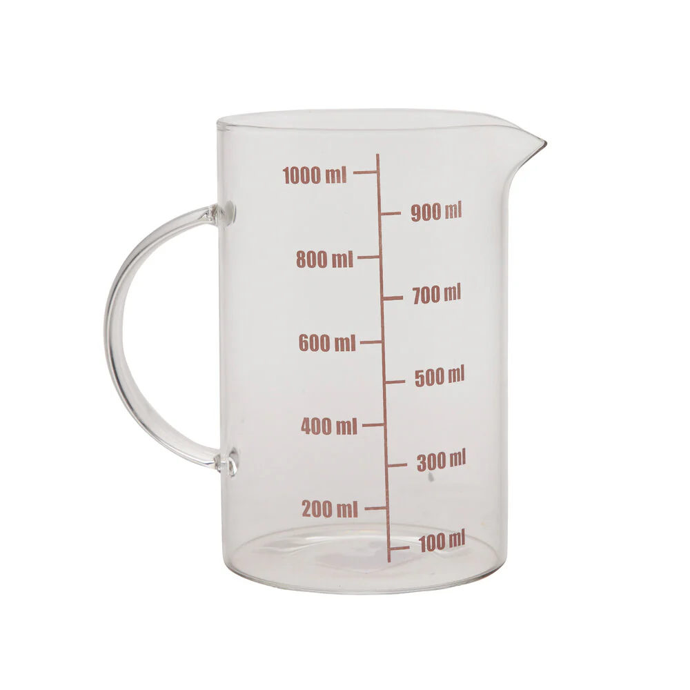 Bahne Interior  Målebæger, klar/lilla - 1000 ml.