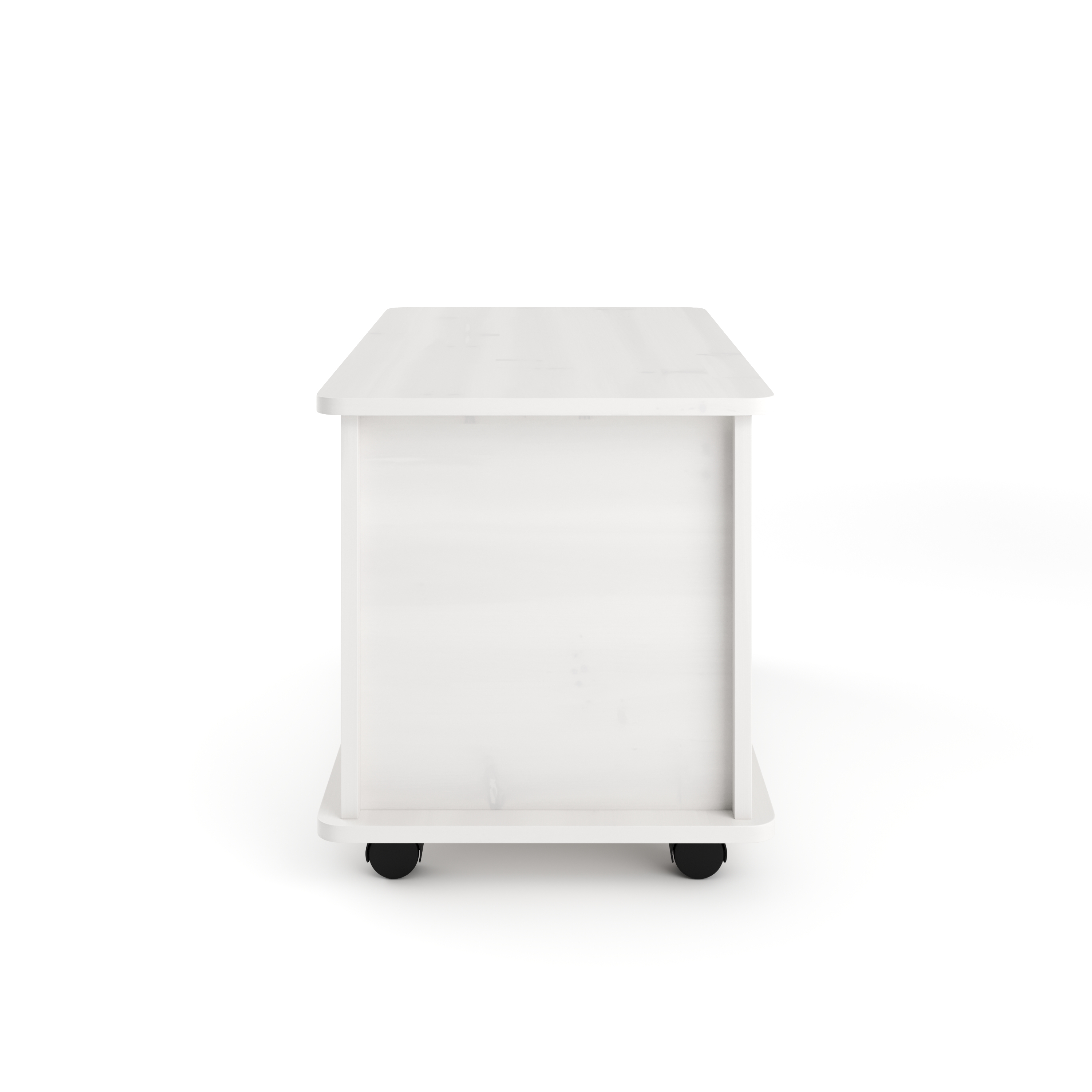 Spielzeugkiste Holz 73 x 40 x 43 cm weiss