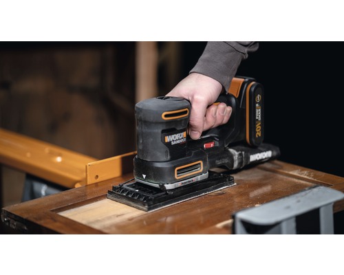 WORX 20V WX820.9 5-in-1 snoerloze multifunctionele schuurmachine, incl. accessoires + GRATIS bonusartikel: 20V accu WA3644 (4,0Ah)