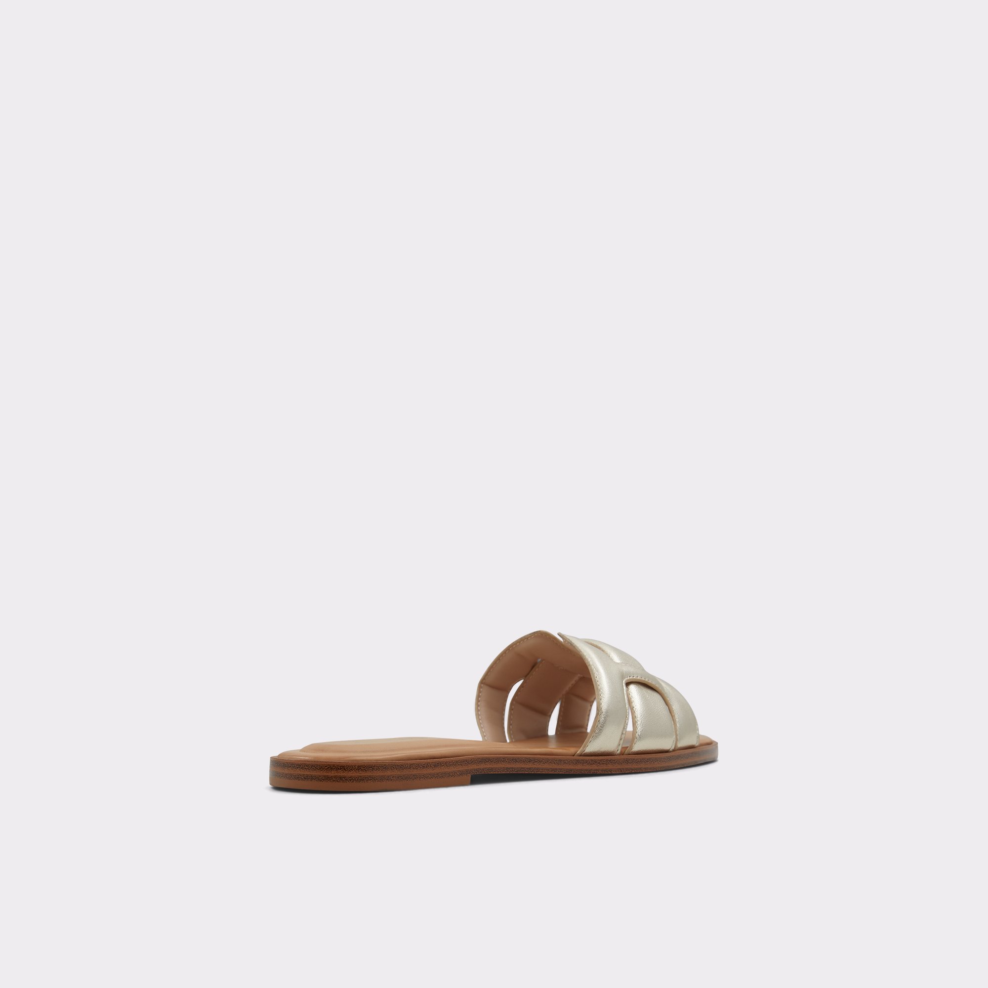 Elenaa Champagne Women Flat Sandals