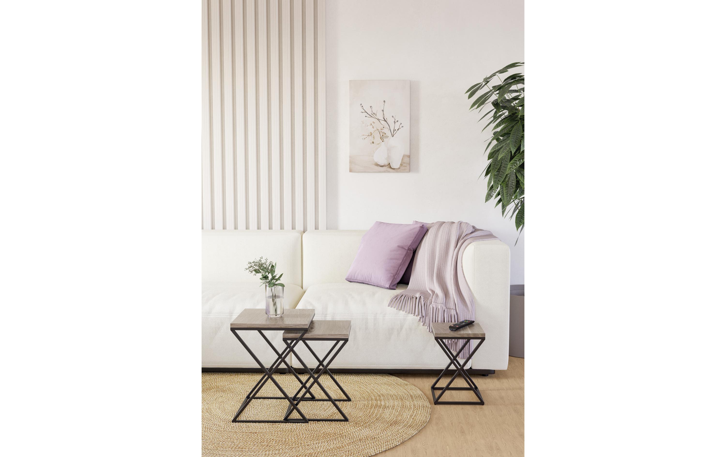 Beistelltisch Clonmany 3er Set<br>Beistelltisch-Set in drei Grössen für flexible Einsatzmöglichkeiten
