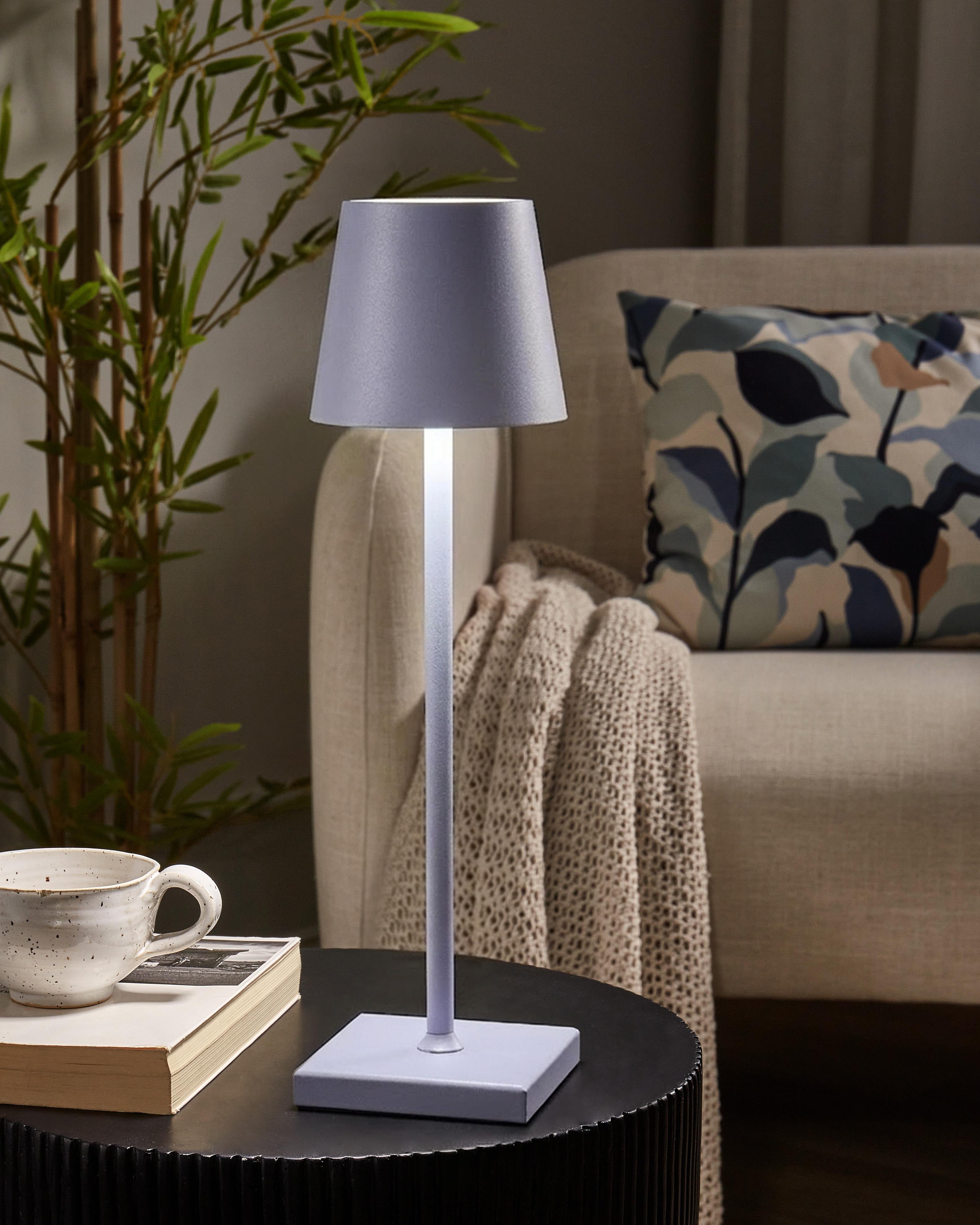 LED draadloze tafellamp BACEIRO Metaal Lichtviolet