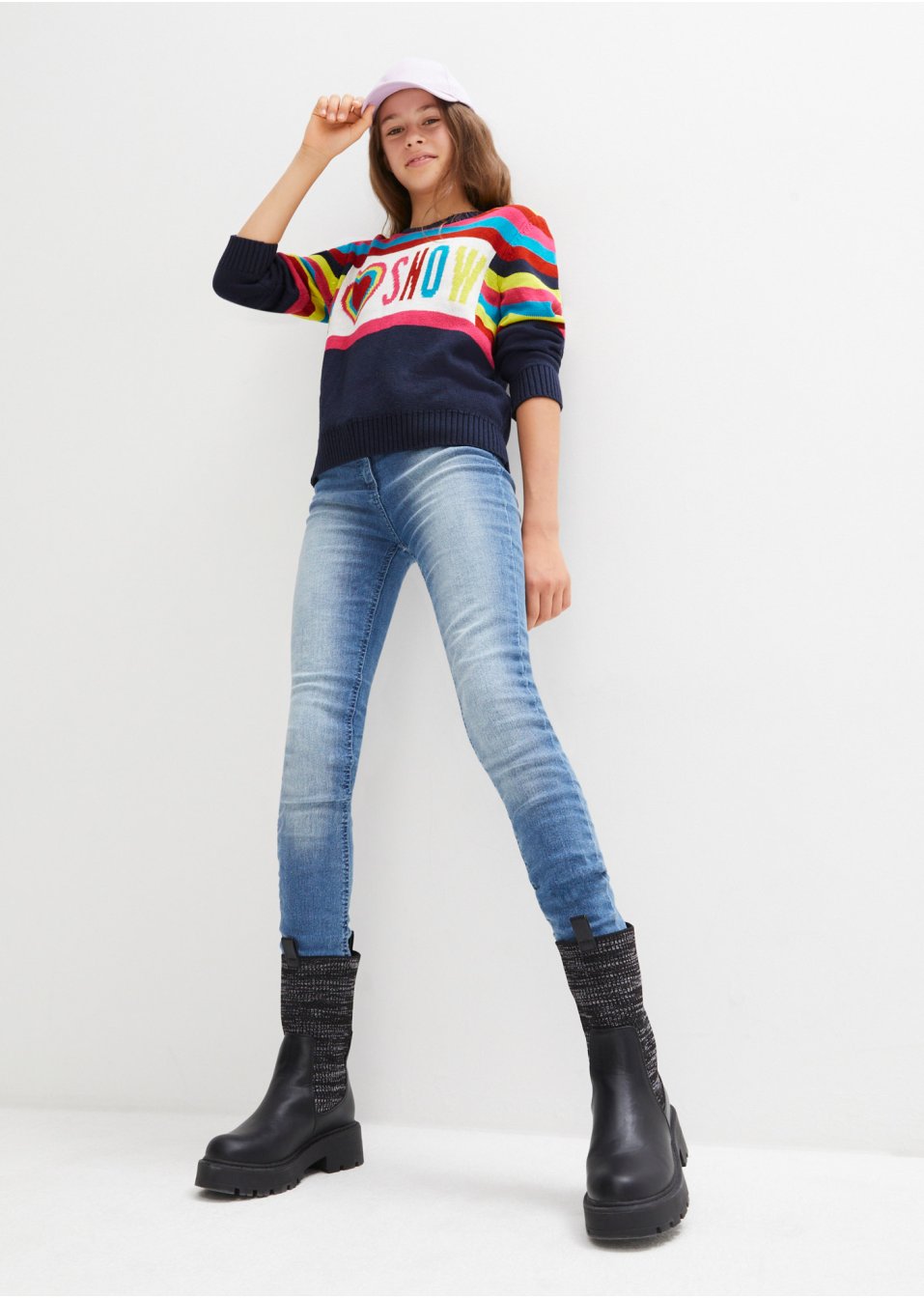 Pull en maille fille