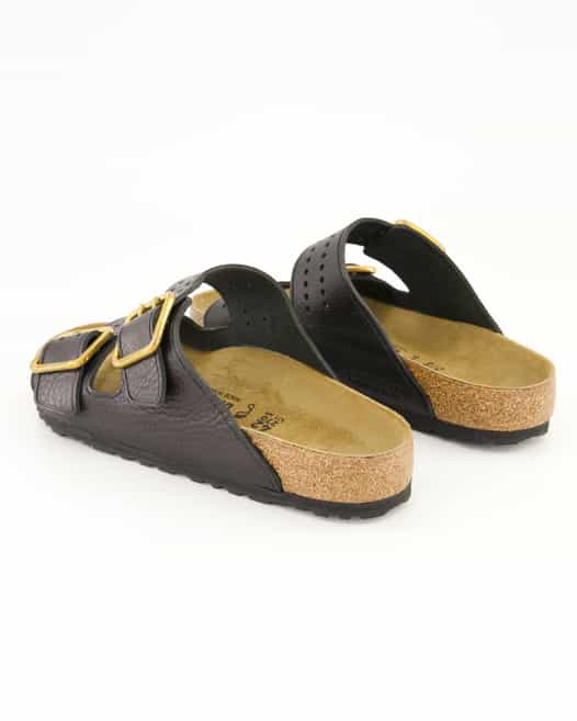 Birkenstock Arizona Bold Gap Pantoletten in Schwarz