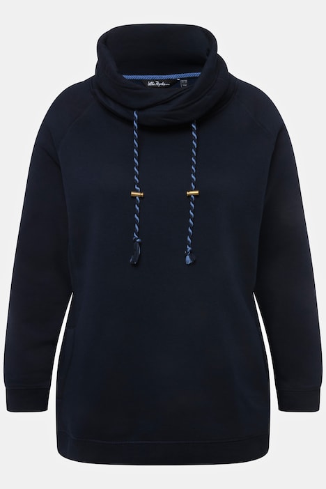 Sweatshirt, weiter Stehkragen, Taschen, Raglan-Langarm