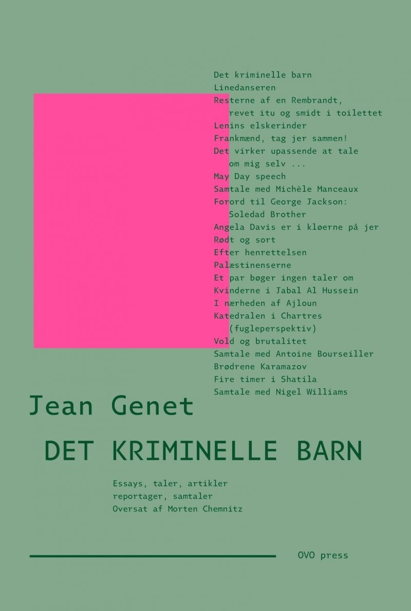 Det Kriminelle Barn - Jean Genet - Bog