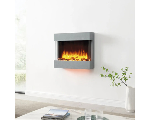 Elektrische haard Balderia Alva grijs 2000 watt