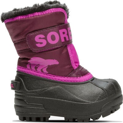 Sorel Toddler Snow Commander Vintersko, Purple Dahlia/Groovy Pink