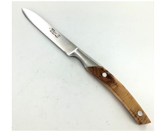 Tomate 13 cm - Le Thiers par Goyon - Manche Genévrier Couteaux de cuisine professionnel