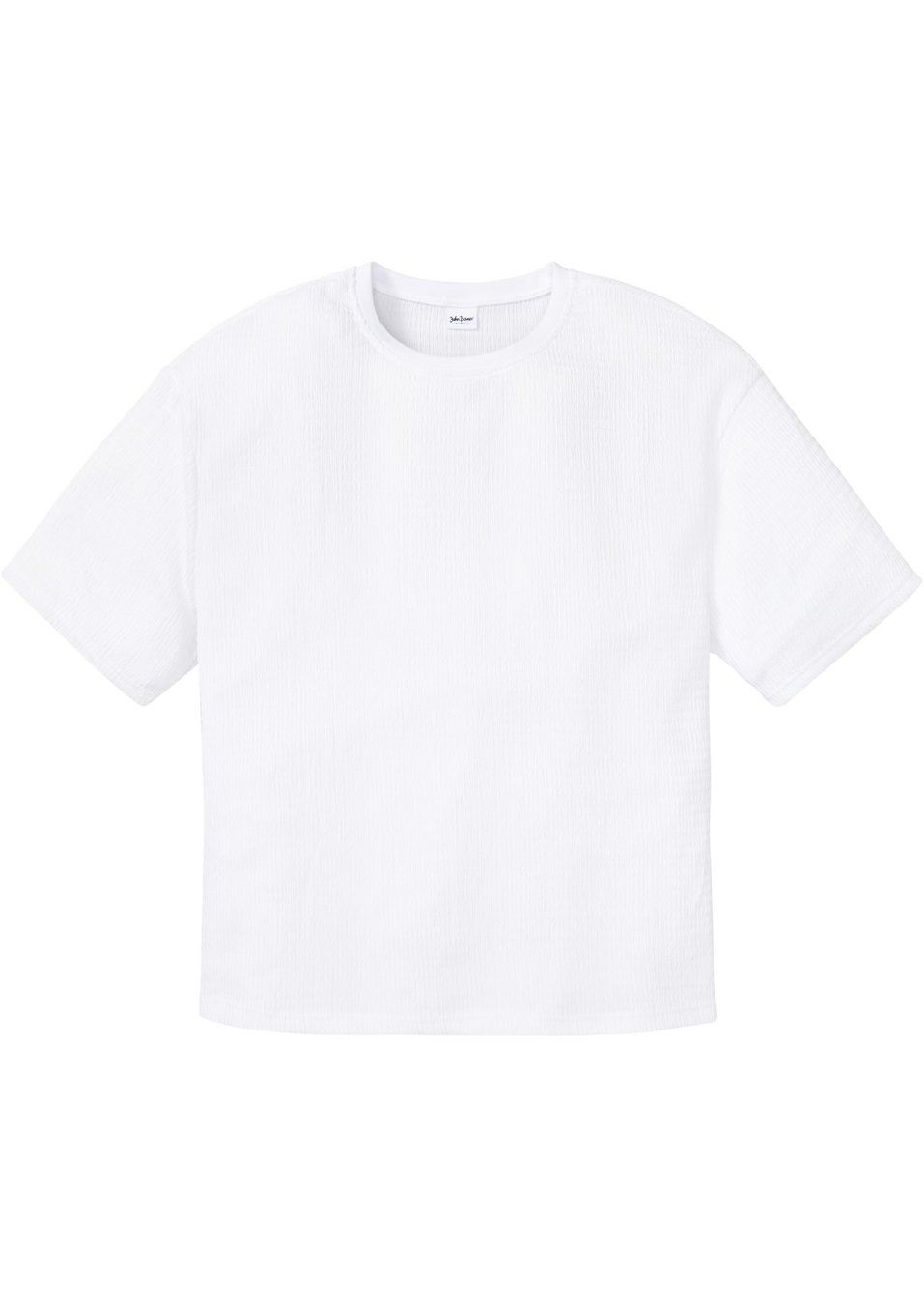 T-shirt en tissu structuré, Loose Fit