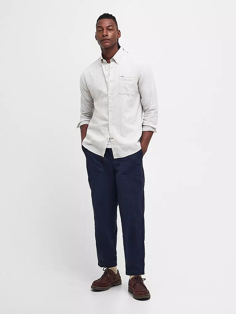 BARBOUR Hemd NELSON hellgrau