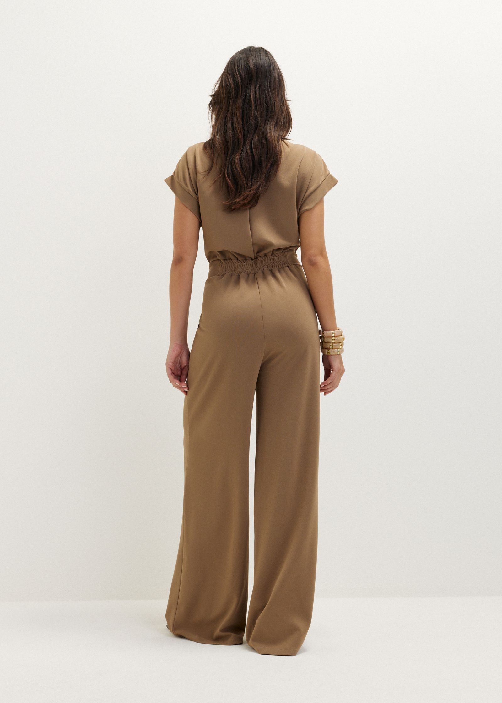 Jumpsuit met V-hals