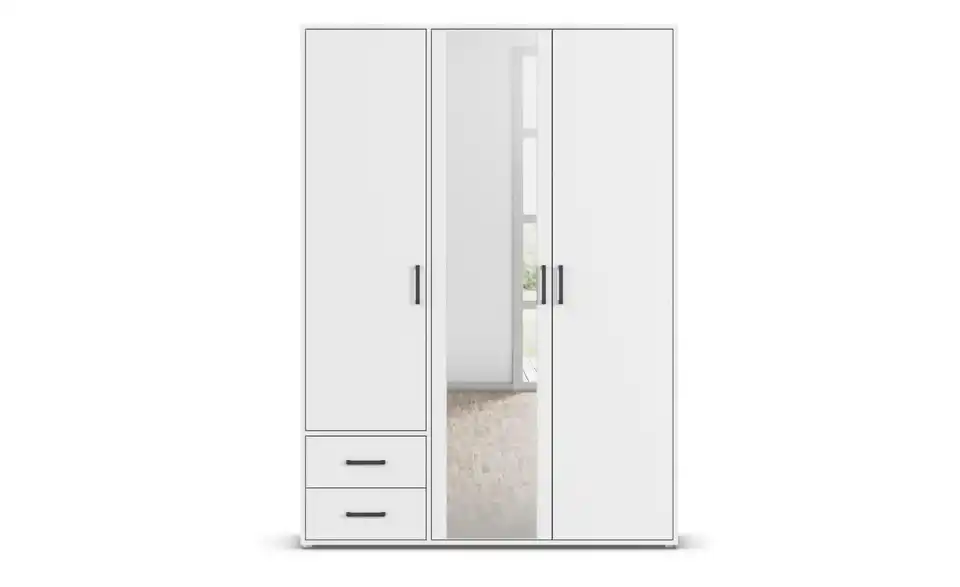 Drehtürenschrank ohne Absetzung 140 cm 3 Stück