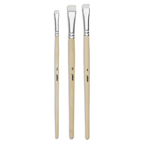 pébéo White Nylon Leimpinsel-Set
