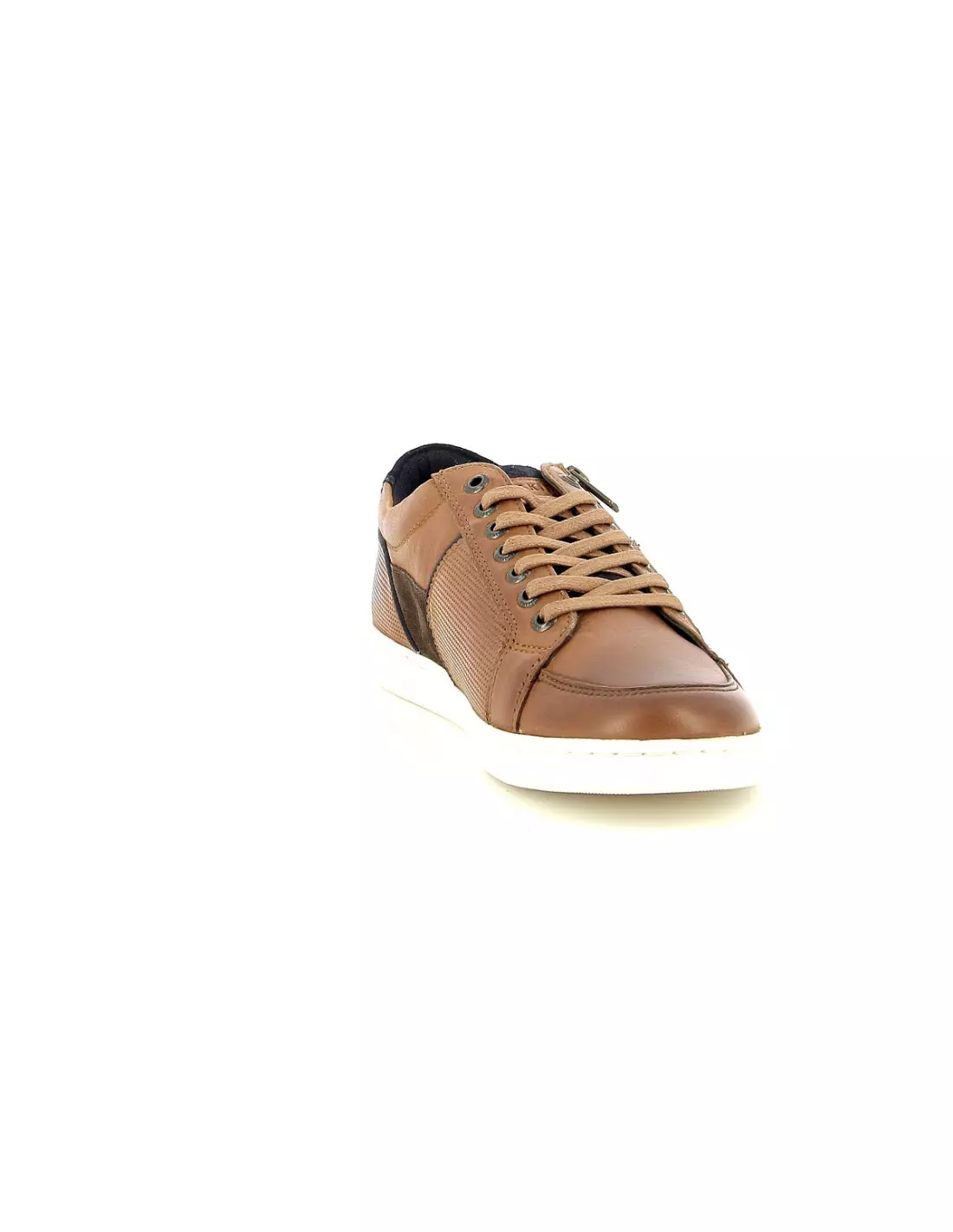 REDSKINS DISTRAIT - Baskets Cognacmarron
